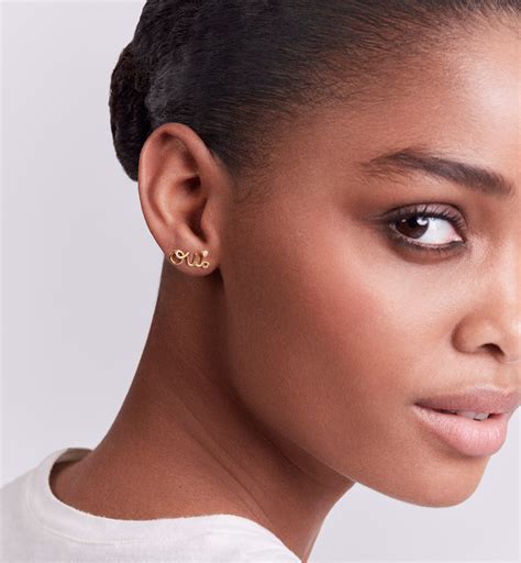 dior oui earring|Oui Earring Yellow Gold and Diamond .